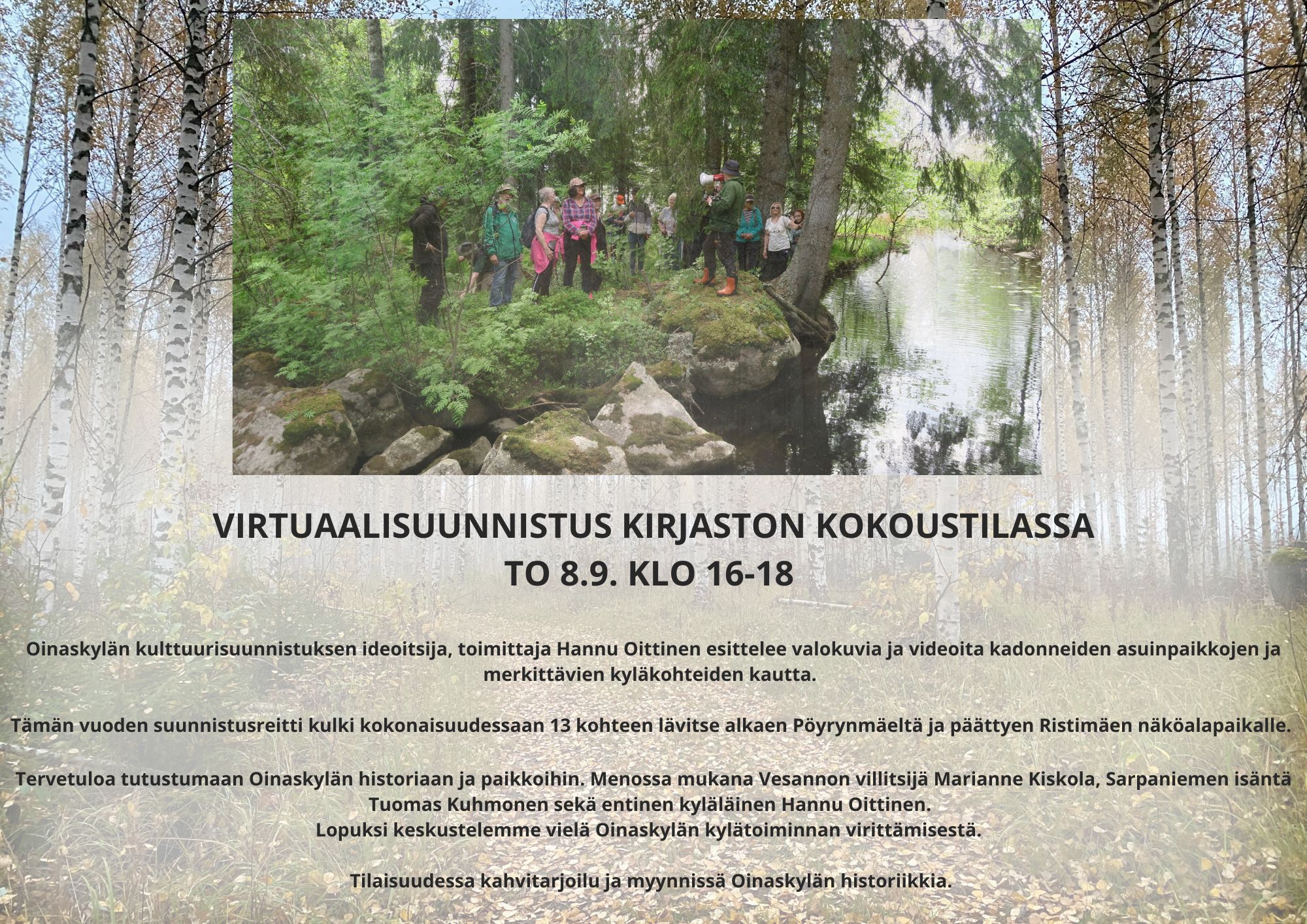 Read more about the article Virtuaalisuunnistus kirjastolla 8.9. Klo 16-18