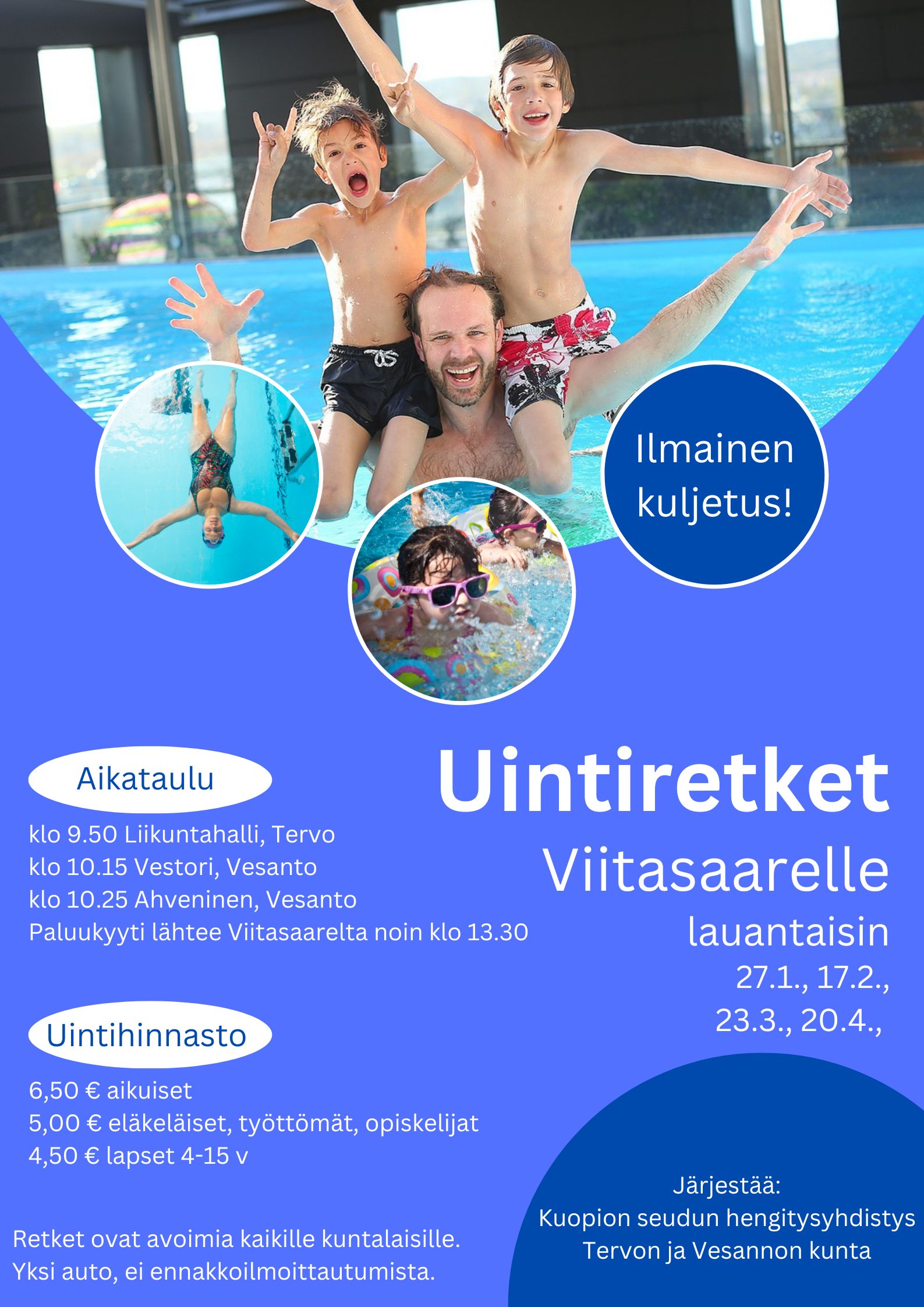 Read more about the article Uintiretket Viitasaarelle kevätkaudella 2024